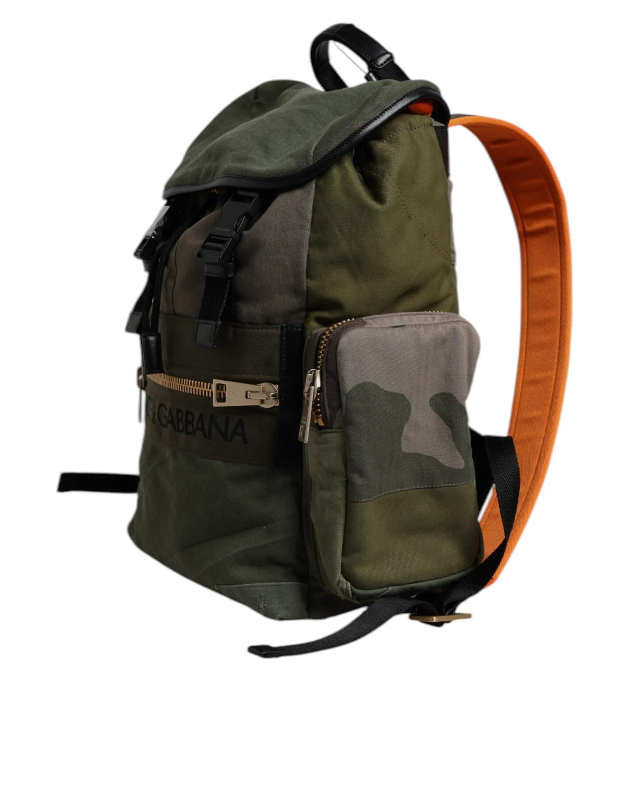 Highly-rated Friendly assistance Dolce Backpack Green Bag Travel Patchwork Military Gabbana &