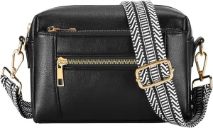 HOMIEE Crossbody Bags for Women Vegan Leather Purses RFID Blocking Anti Theft Shoulder Bag with Adjustable Strap