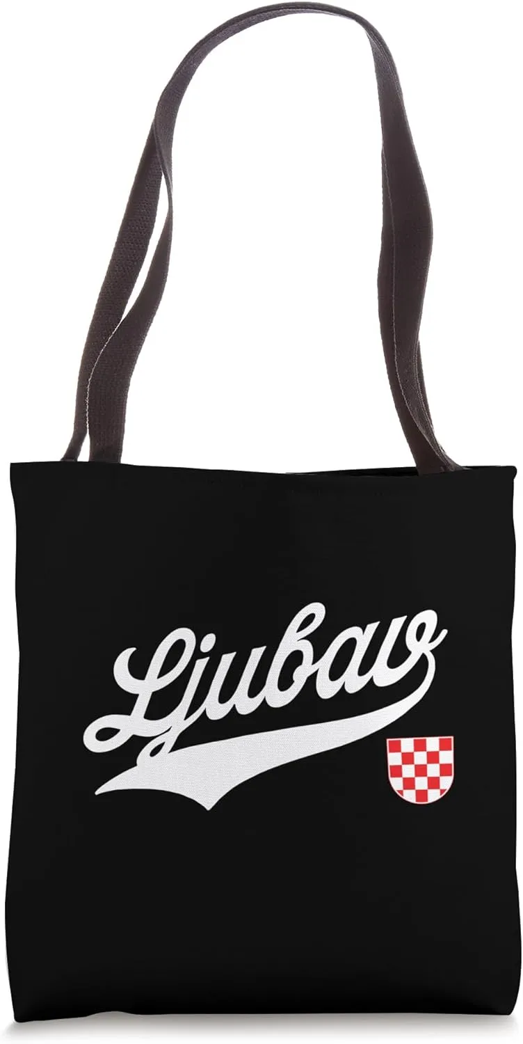 Hrvatska Croatia Balkan Ljubav Tote Bag