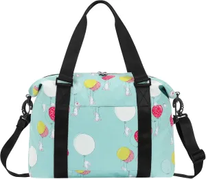 HUA ANGEL Travel Duffel Bag - Medium Size Weekend Overnight Tote Bag for Gym, Sports, Workout - Unisex Fitness Bag with Strap