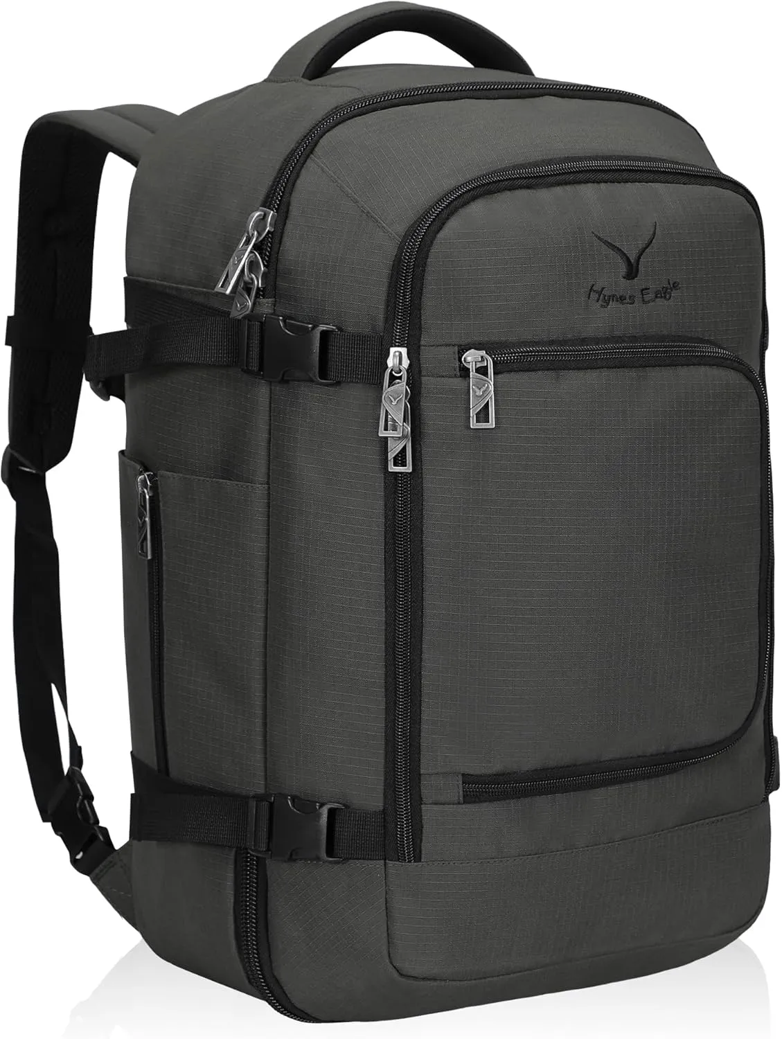 Hynes Eagle Travel Backpack 40L Flight Approved Carry on Backpack Men Large Cabin Weekender Laptop Backpack Women 15.6 inches