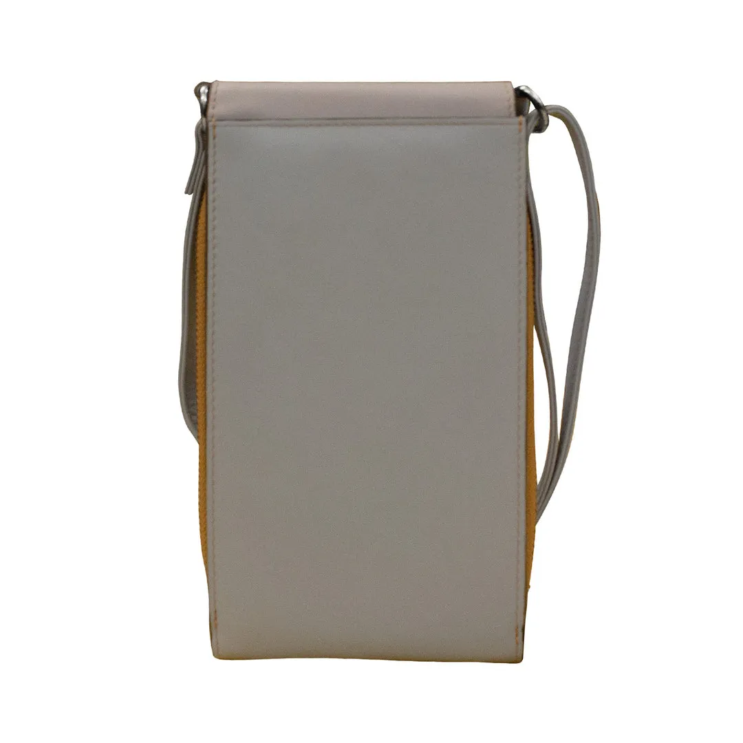 ILI 6321 PASTEL MULTI ACCORDION PHONE CROSSBODY INTERNATIONAL LEATHER INDUSTRIES