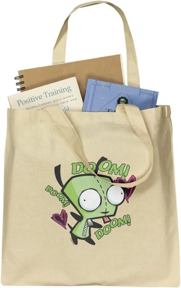 Invader Zim Gir Doom Dance Grocery Travel Reusable Tote Bag