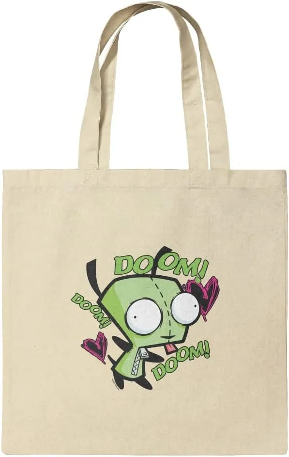 Invader Zim Gir Doom Dance Grocery Travel Reusable Tote Bag