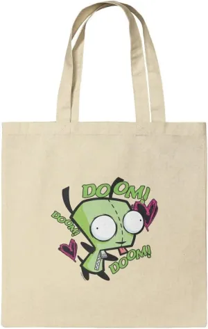 Invader Zim Gir Doom Dance Grocery Travel Reusable Tote Bag