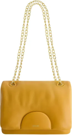 Jason Wu Women's Shoulder Bag, Mini Handbag with Adjustable Chain Strap, Cub Yellow, One Size