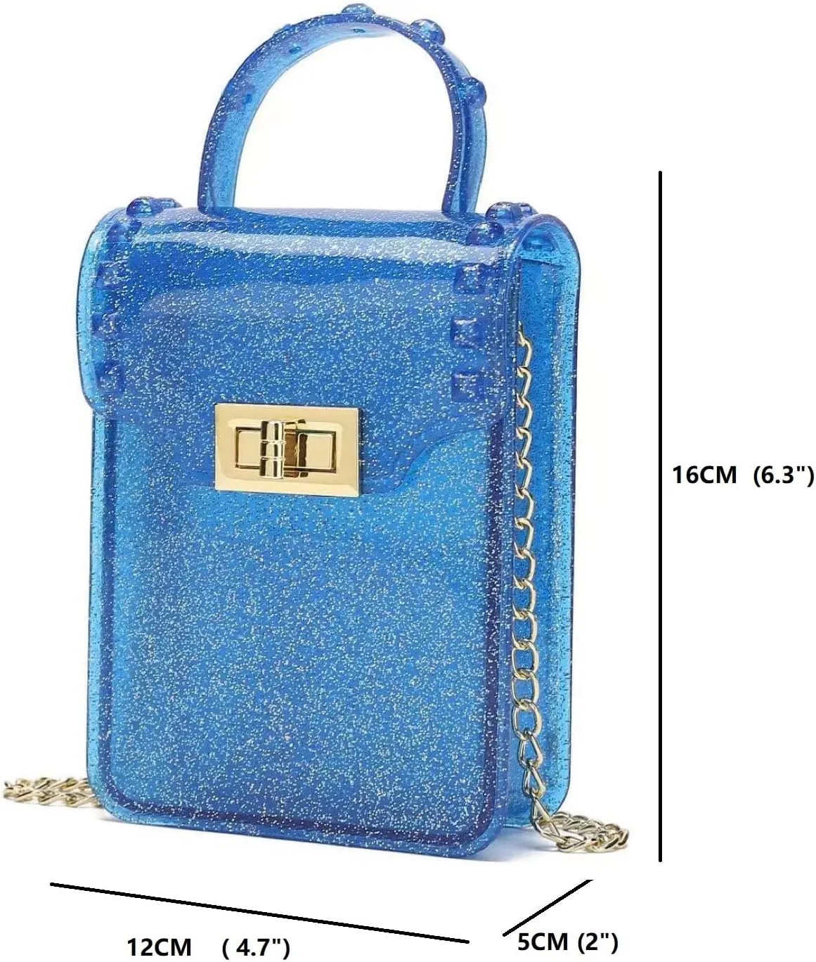 Jelly Crossbody Cell Phone wallets Shoulder Purses Handbag for Women