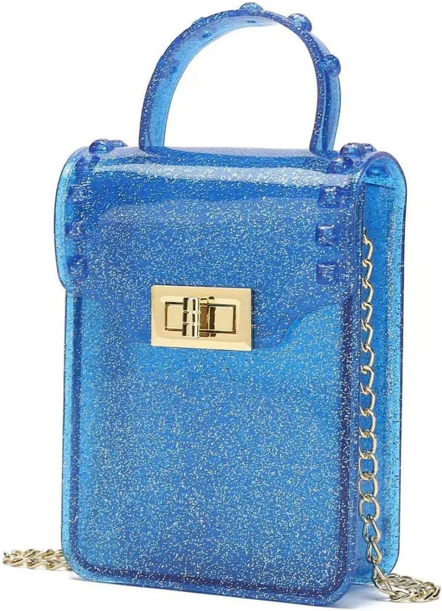 Jelly Crossbody Cell Phone wallets Shoulder Purses Handbag for Women