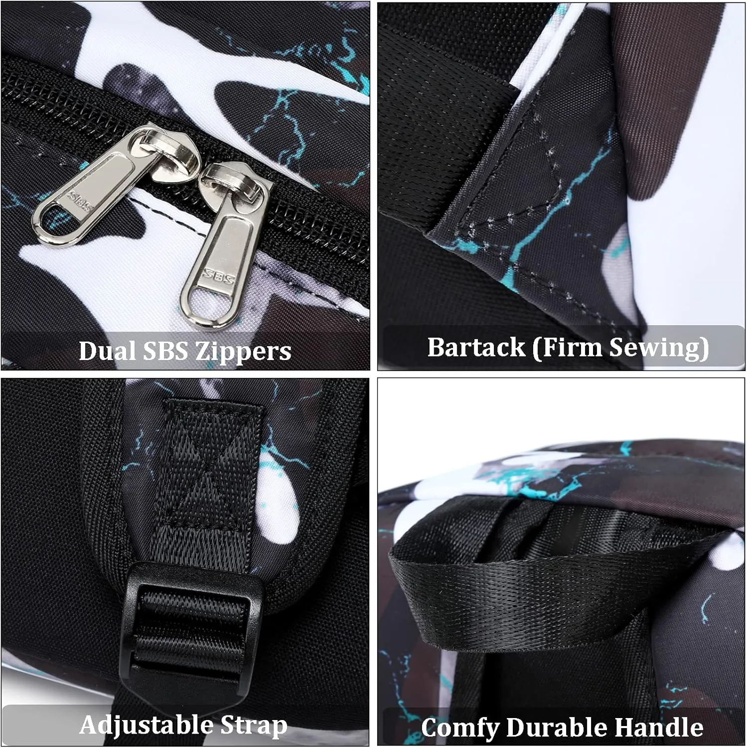 JIANYA Kids Backpack Boys Backpacks for School with Lunch Box Camo Elementary Back Pack Bookbags for boys
