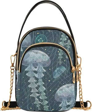Joisal Women Crossbody Bags, Womens Shoulder Purse Triple Zip Handbags for Women, Cell Phone Purse Crossbody