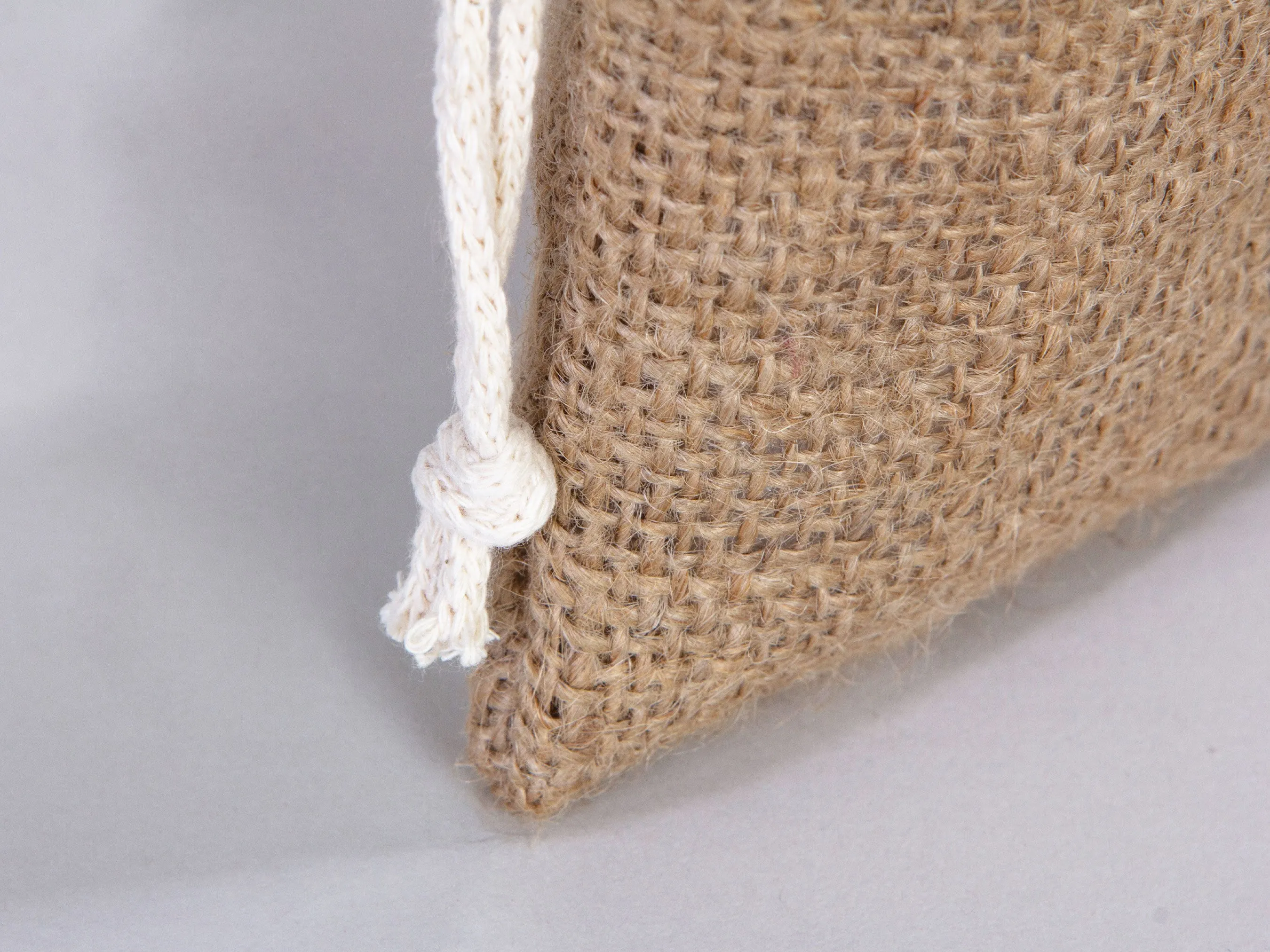 Jute drawstring Bag  4"W x 5"H (10 cm x 13 cm) - Custom Coffee Bag  - Packing Bag - Burlap Bags with Drawstring - 100% Natural Jute Bags - Stock Bag