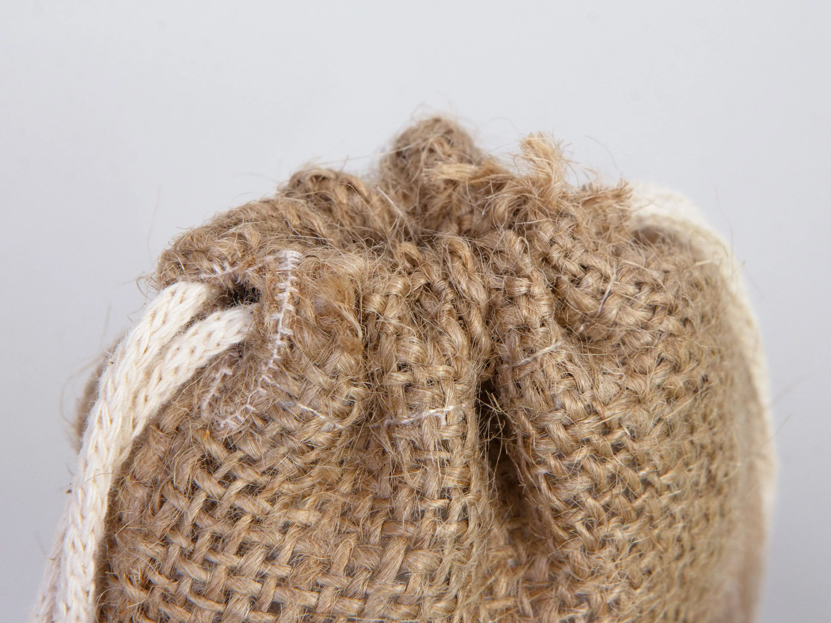 Jute drawstring Bag  4"W x 5"H (10 cm x 13 cm) - Custom Coffee Bag  - Packing Bag - Burlap Bags with Drawstring - 100% Natural Jute Bags - Stock Bag
