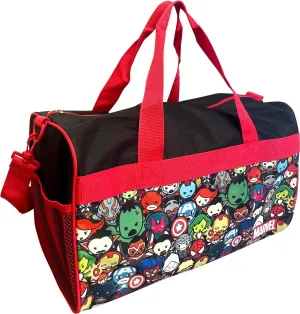 Kawaii Avengers 18" Carry-On Duffel Bag (Black-Red)