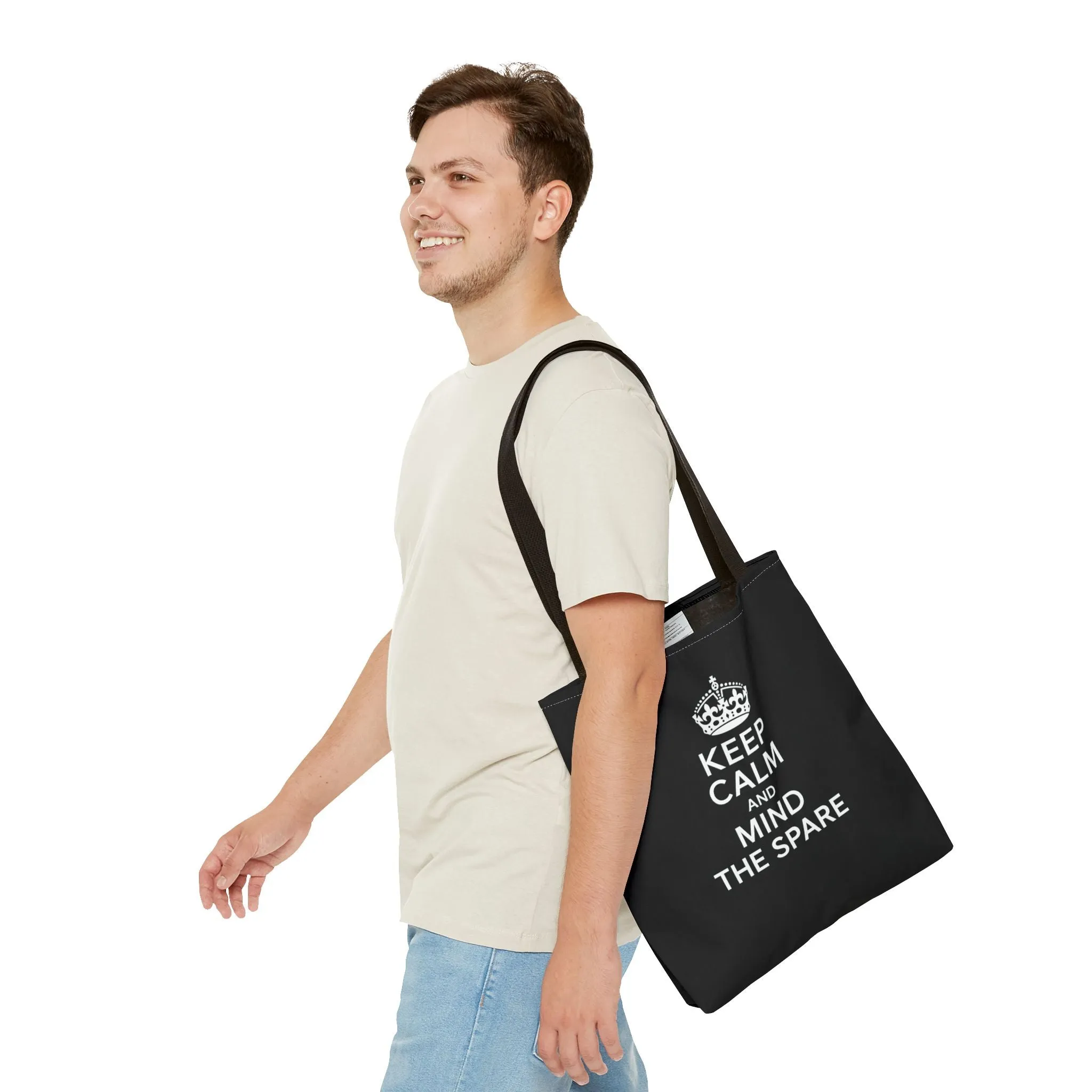 Keep Calm and Mind the Spare Tote
