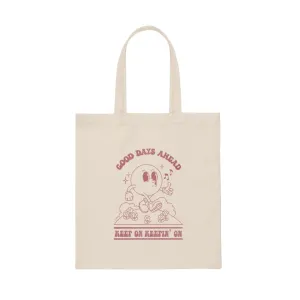 Keepin' On Canvas Tote