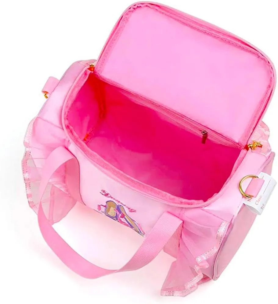 Kids Ballerina Dance Bag for Girls, Duffel is The Perfect Size for Ballet Class,Dance Recitals,Weekend Overnight, Short trips,Carry-on Size