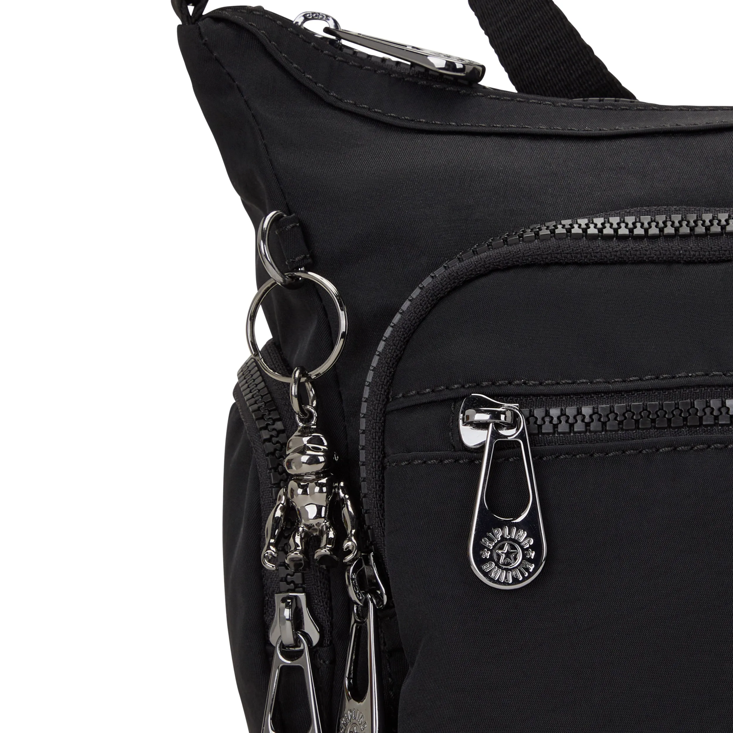 KIPLING-Gabbie S-Medium crossbody-Endless Black-I2536-TB4