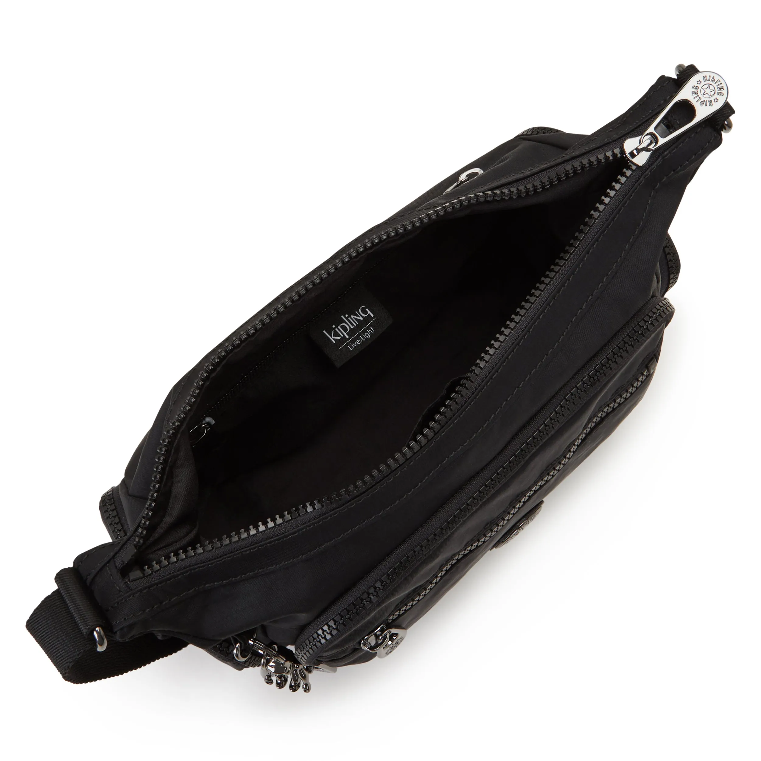 KIPLING-Gabbie S-Medium crossbody-Endless Black-I2536-TB4