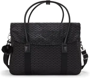 Kipling SUPERWORKER Messenger Bag, Black (Signature Emb), One Size, SUPERWORKER