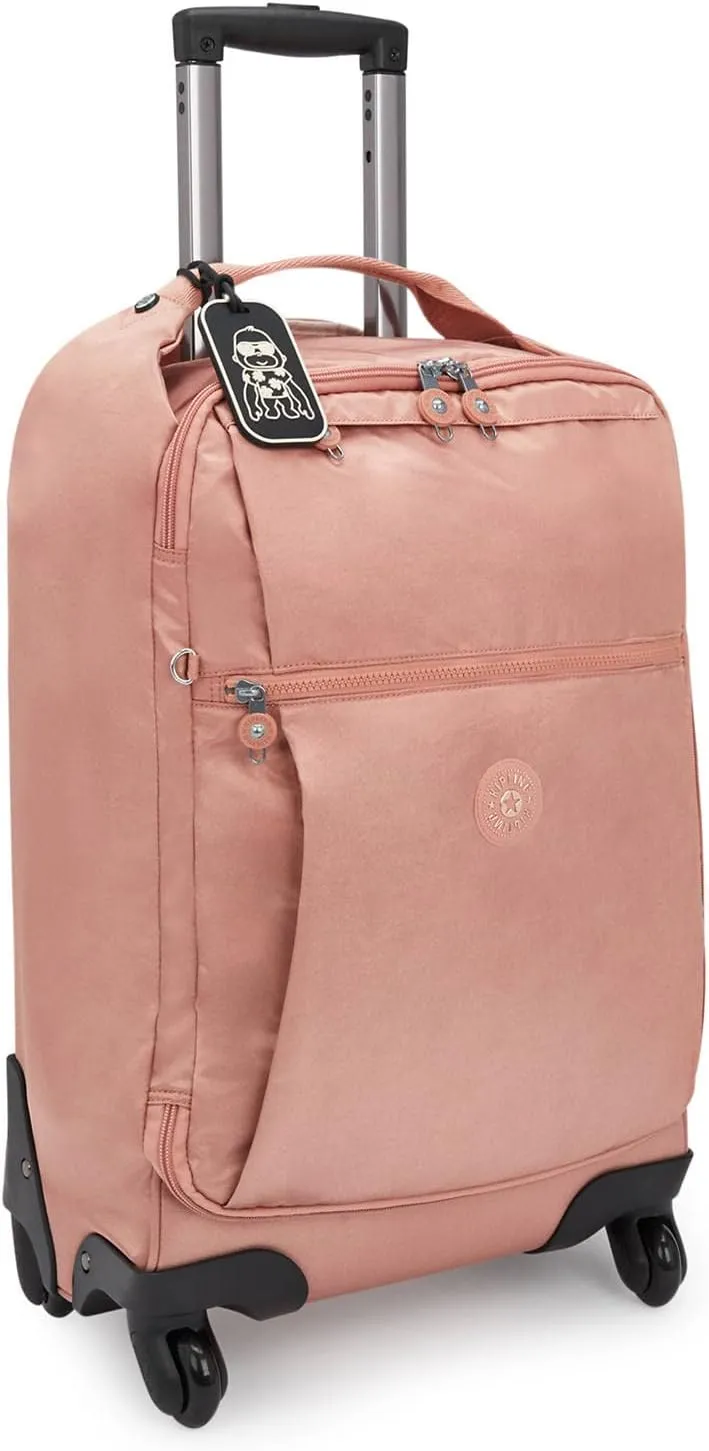 Kipling Women’s Darcey Small 22-Inch Softside Carry-On Rolling Luggage, Nylon, 360 Degree Spinning Wheels