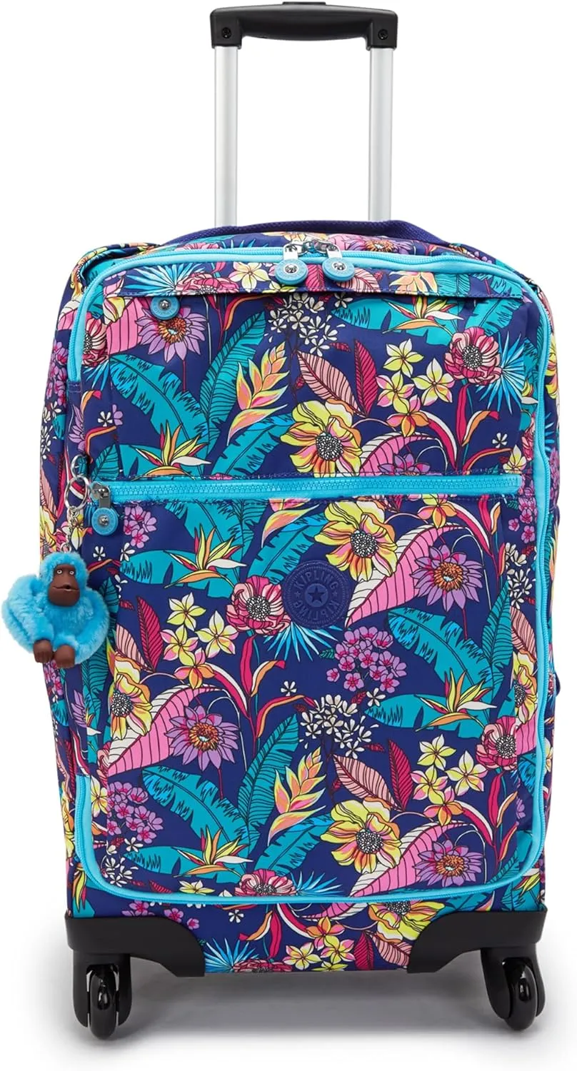 Kipling Women’s Darcey Small 22-Inch Softside Carry-On Rolling Luggage, Nylon, 360 Degree Spinning Wheels