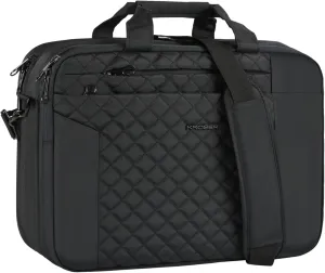 KROSER Laptop Bag 15.6 Inch Briefcase Shoulder Bag Water Repellent Laptop Bag Bussiness Carrying Handbag