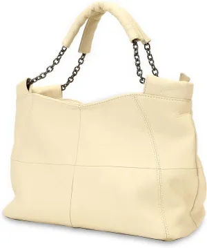 Ladies Crossbody Bag Multi Purpose Leather Handbag Adjustable Chain and Detachable Shoulder Bag