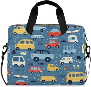 Laptop Bag Computer Bags Messenger Shoulder Bag Briefcase Yellow Red White Plant Car for Business Office Work
