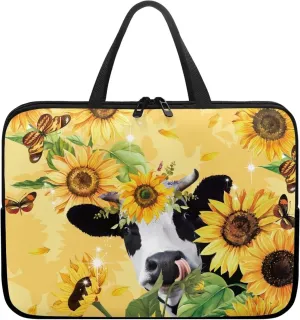Laptop Bag Sleeve Computer Protective Case Tablet Carrying Cover with Handle Tote Bags for Work Zipper Handbag