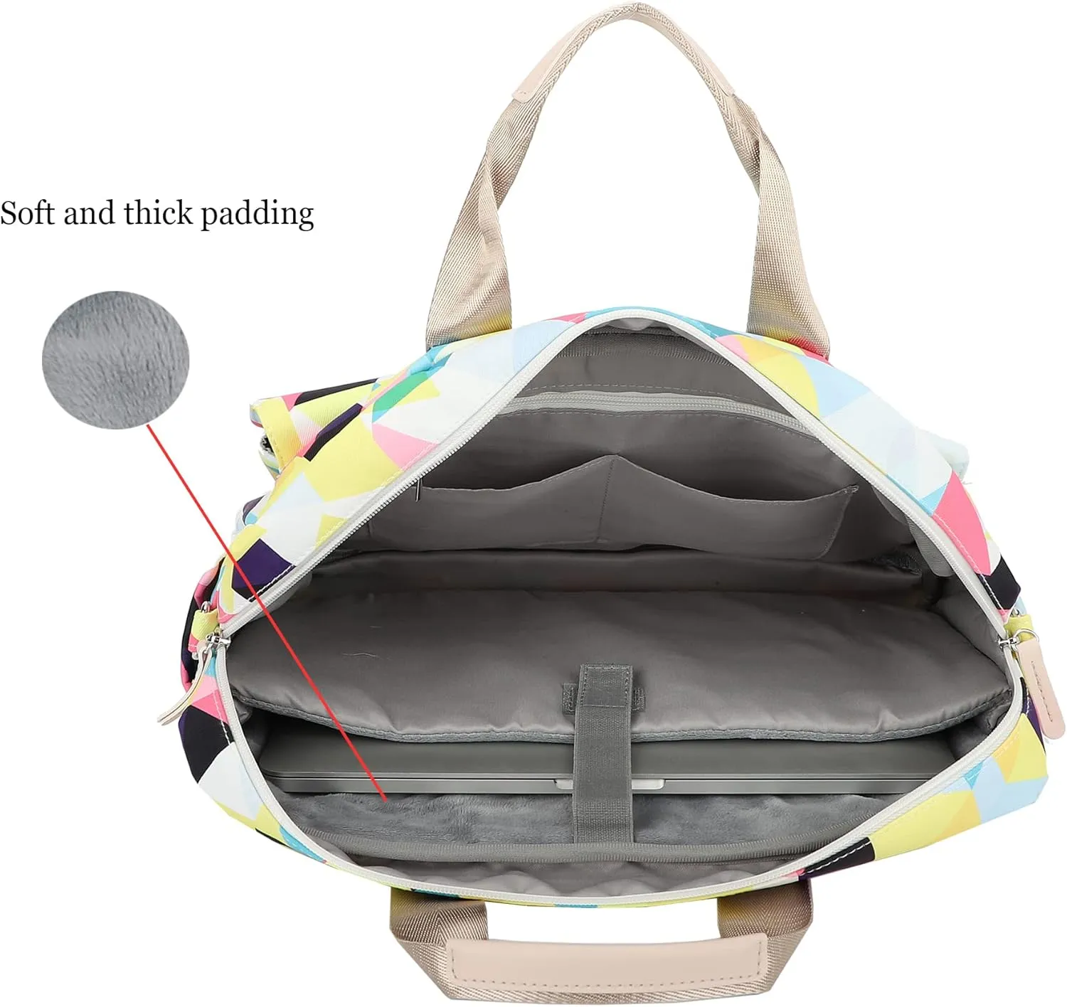 Laptop Briefcase, Water Repellent Multi-Functional Laptop Shoulder Messenger Case Bag (13 inch-14 inch, SLB-12)
