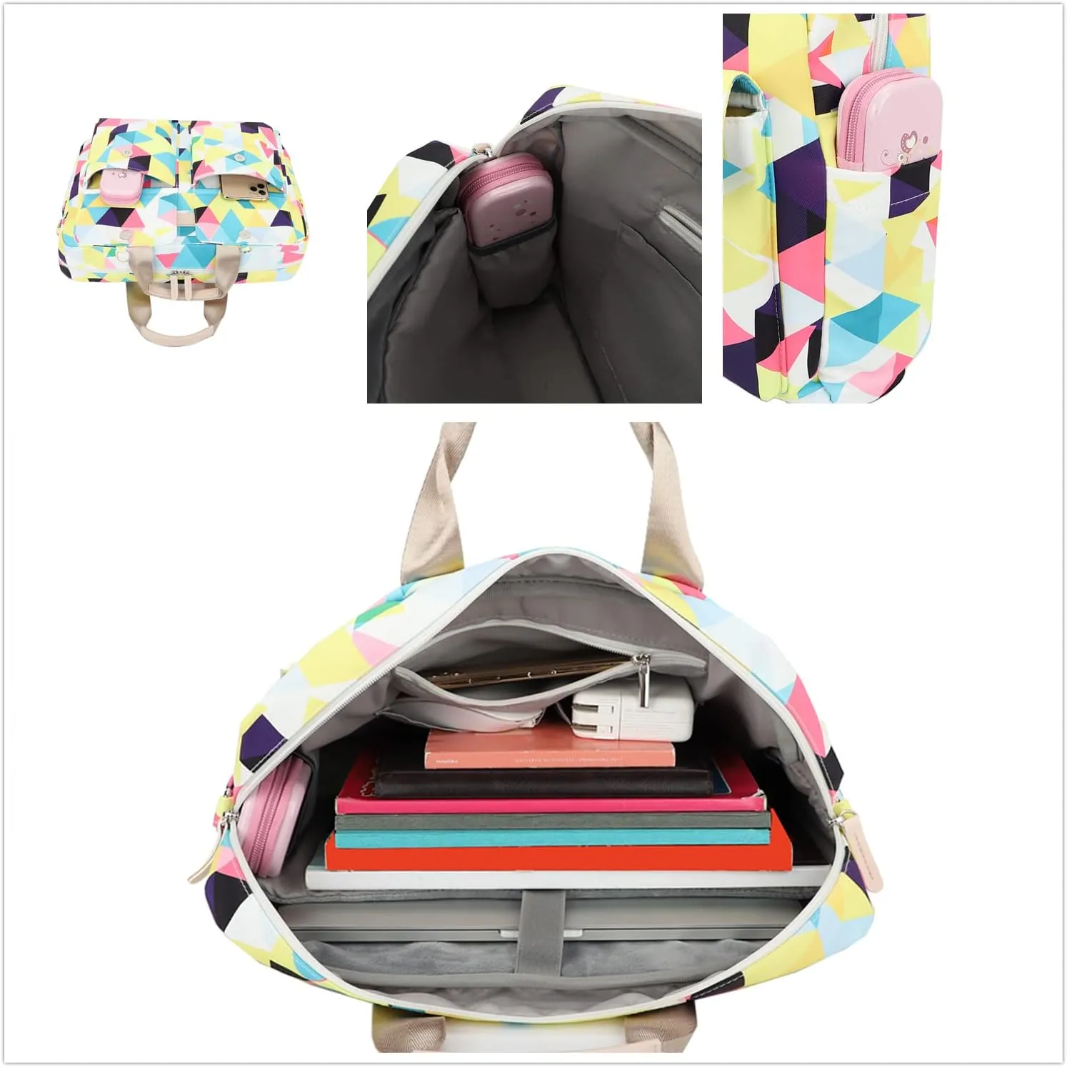 Laptop Briefcase, Water Repellent Multi-Functional Laptop Shoulder Messenger Case Bag (13 inch-14 inch, SLB-12)