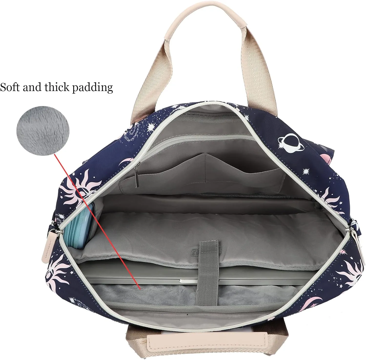 Laptop Briefcase, Water Repellent Multi-Functional Laptop Shoulder Messenger Case Bag (13 inch-14 inch, SLB-9)