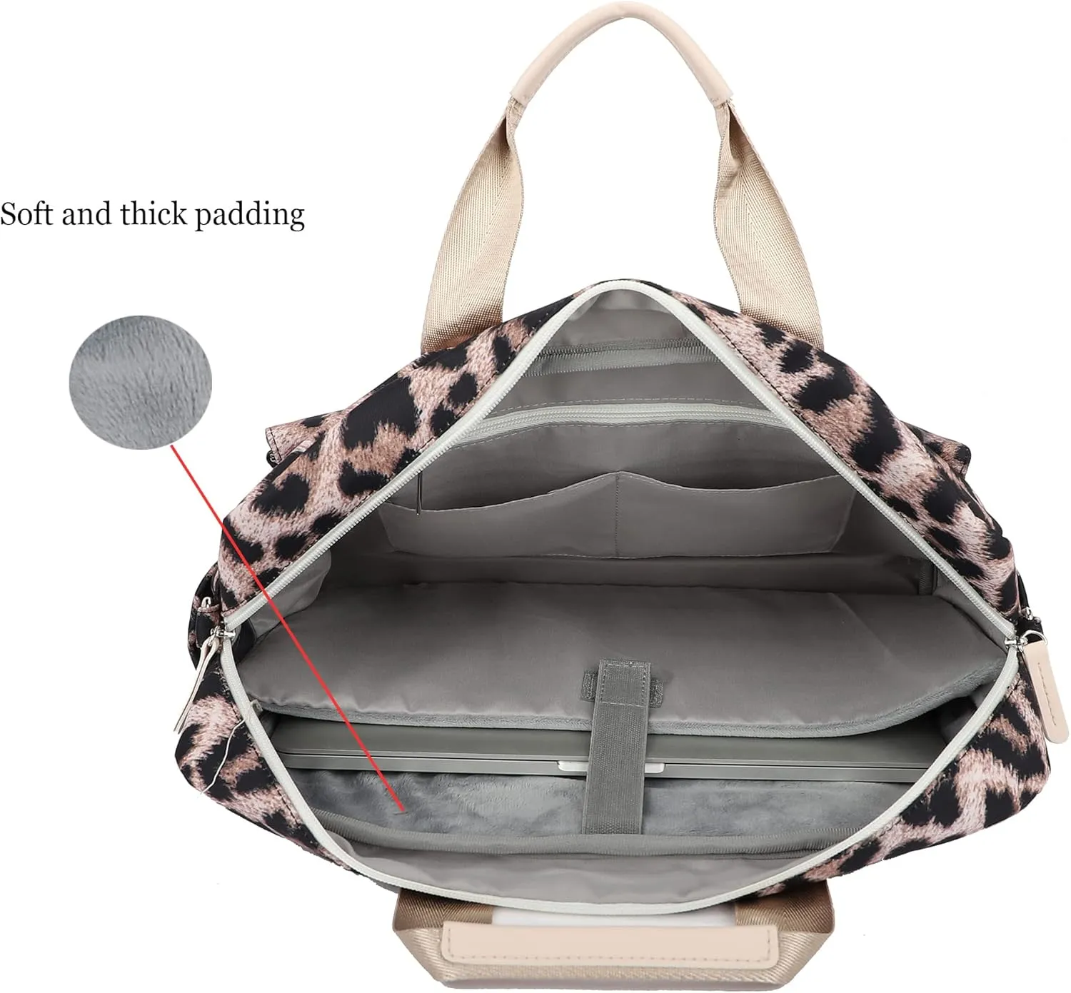 Laptop Briefcase, Water Repellent Multi-Functional Laptop Shoulder Messenger Case Bag (15 inch-15.6 inch, SLB-7)