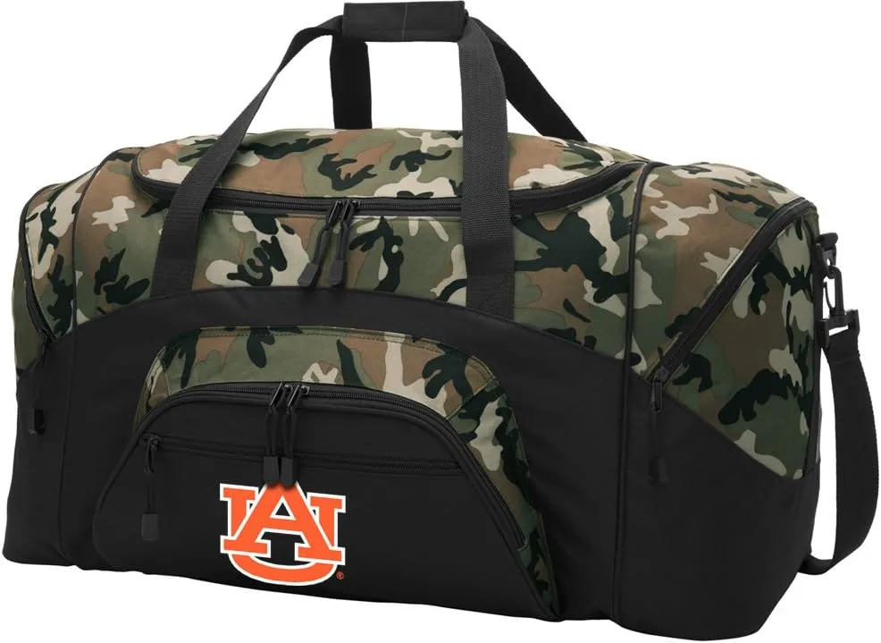 Large Auburn Duffel Bag CAMO Auburn University Suitcase Duffle Luggage Gift Idea for Men Man Him!