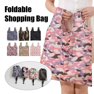 Large Foldable Grocery Bag Reusable Thickened Travel Shopping Tote