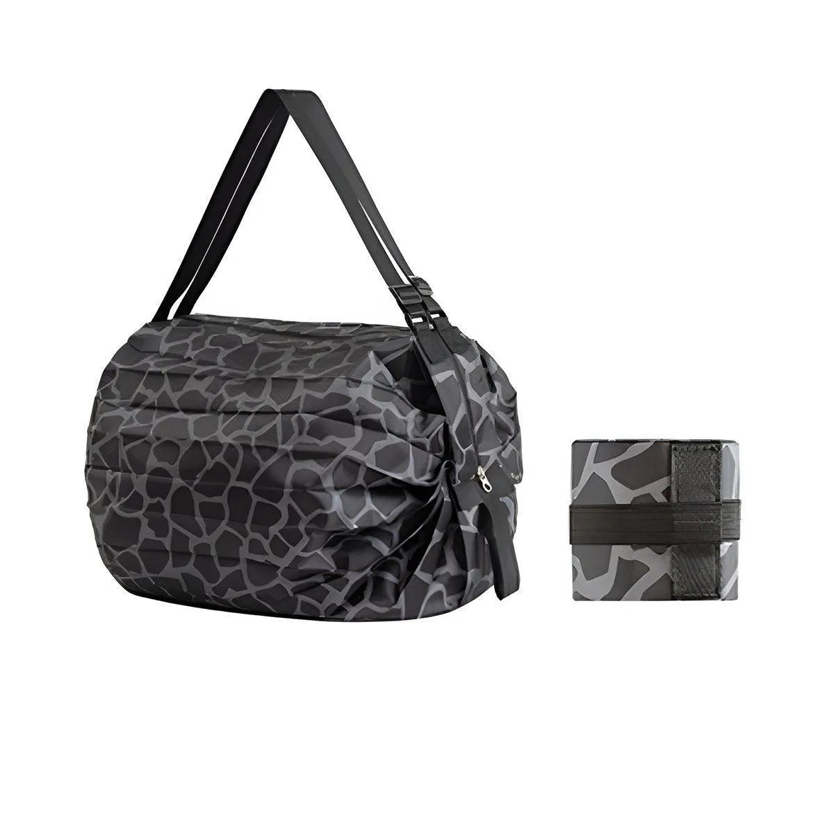 Large Foldable Reusable Shopping Bag Portable Travel Shoulder Grocery Tote Bag