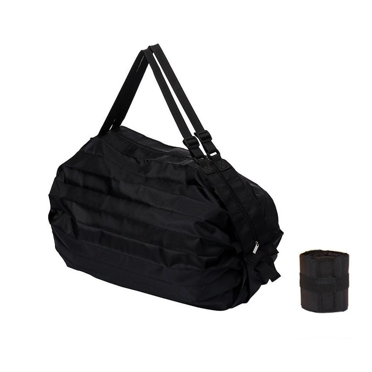 Large Foldable Reusable Shopping Bag Portable Travel Shoulder Grocery Tote Bag