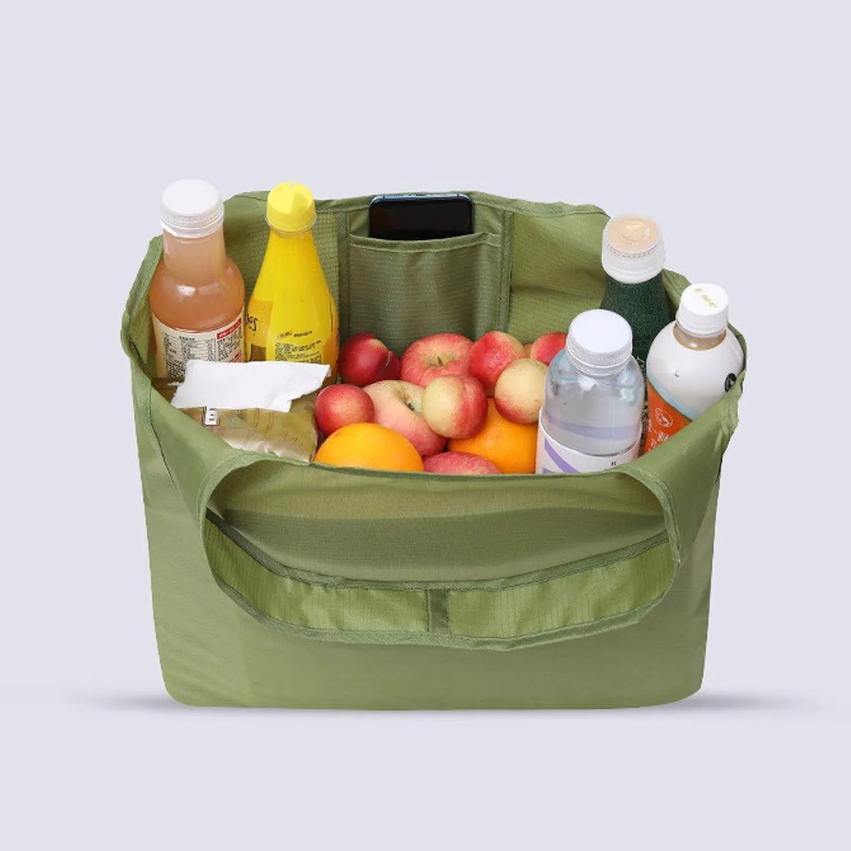 Large Multi Colour Waterproof Shopping Bag Foldable Portable Reusable Bag