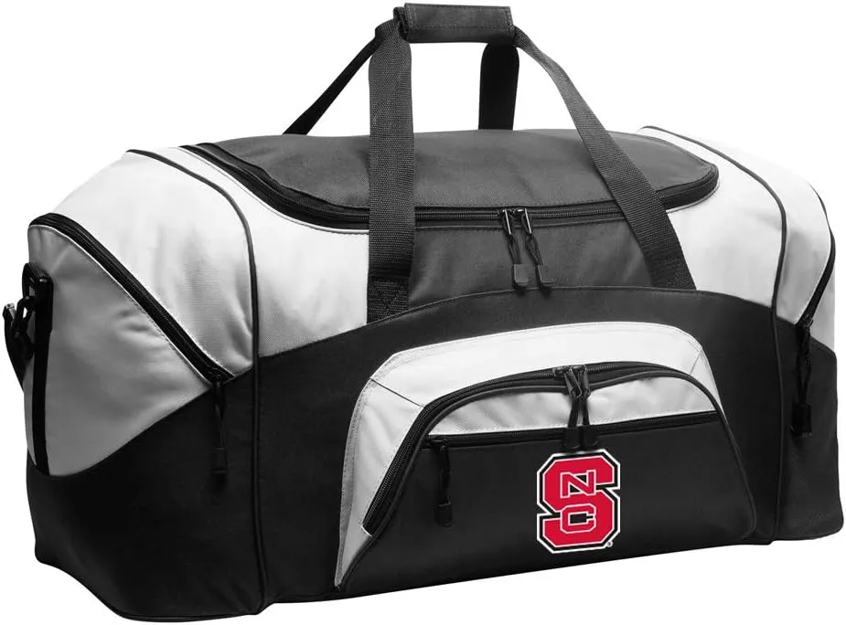 LARGE NC State Wolfpack Duffel Bag NC State Suitcase or Gym Bag For Men Or Her
