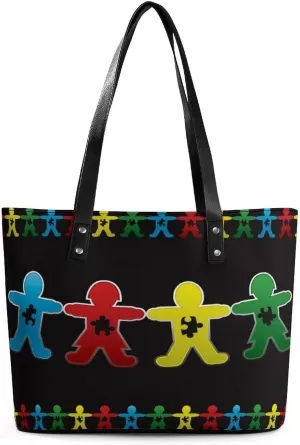 Large Tote Bag Fashion Handbag With Zipper For Women And Men
