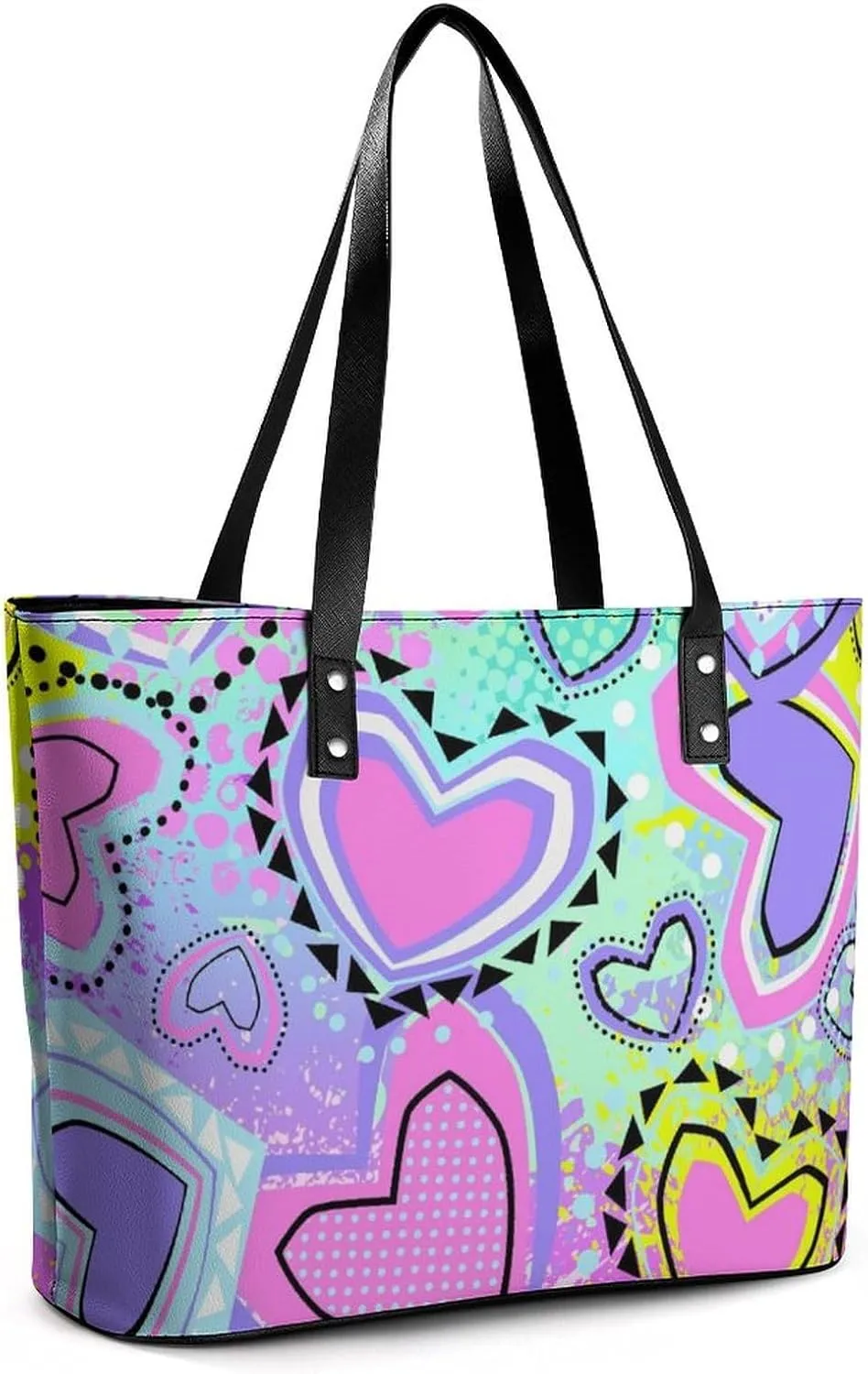 Large Tote Bag Fashion Handbag With Zipper For Women And Men