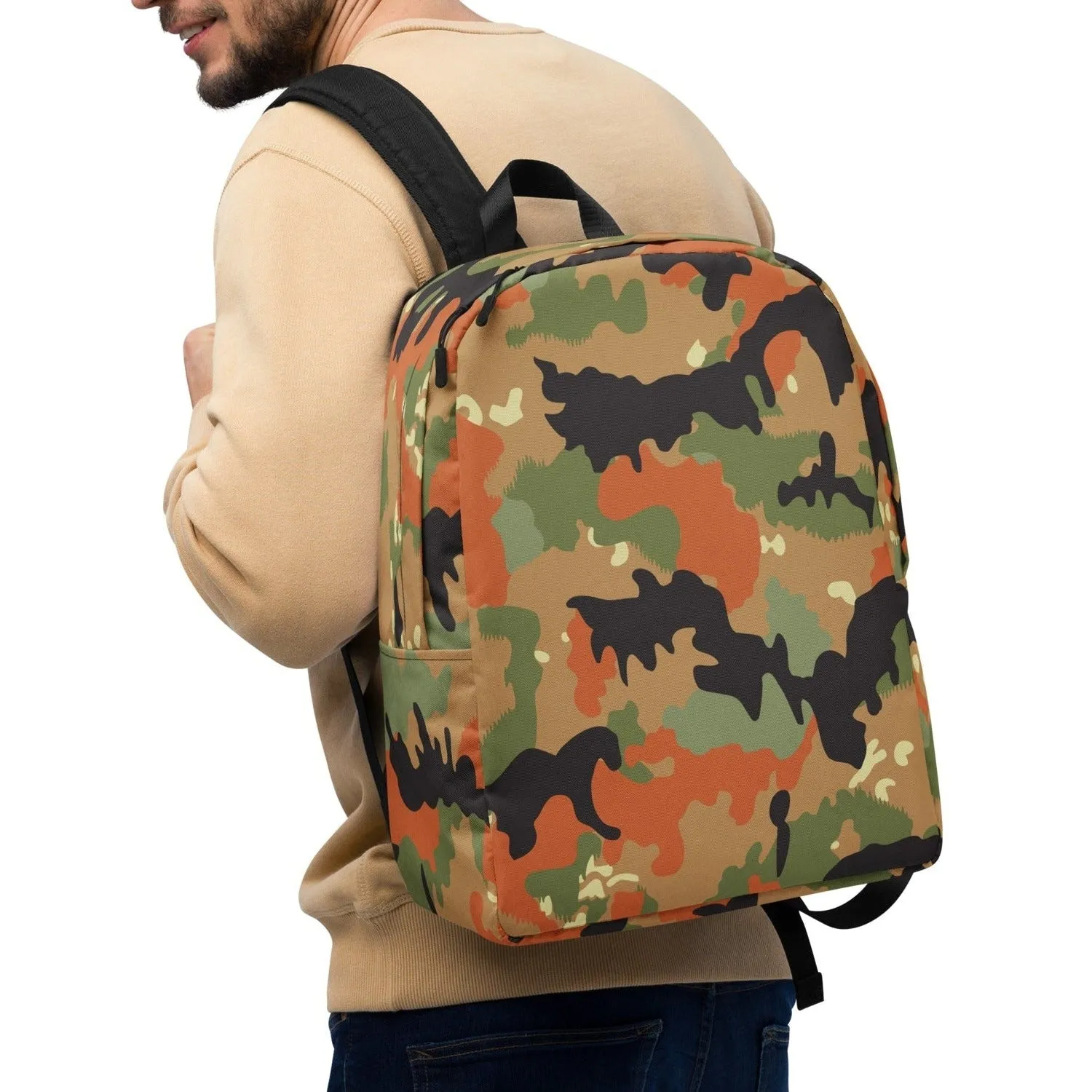 Leibermuster Camo Laptop Backpack