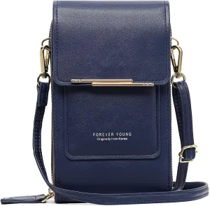 Lightweight Small Crossbody Bags for Women Vegan Leather Cell Phone Purses with Adjustable Strap and Card Slots