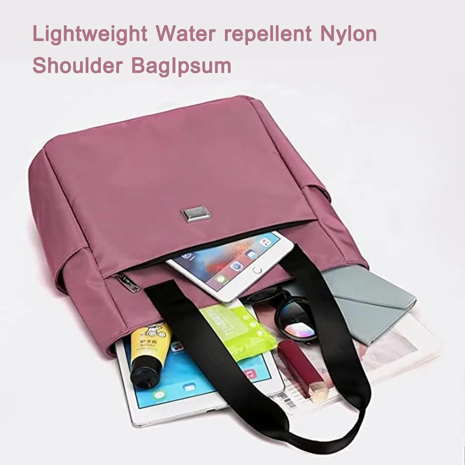 Lightweight Water repellent Nylon Shoulder Bag,Reposaltrust Bag,Travel shoulder bag Fashion Women Tote Shoulder Bag