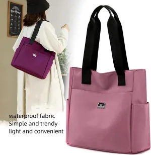 Lightweight Water repellent Nylon Shoulder Bag,Reposaltrust Bag,Travel shoulder bag Fashion Women Tote Shoulder Bag