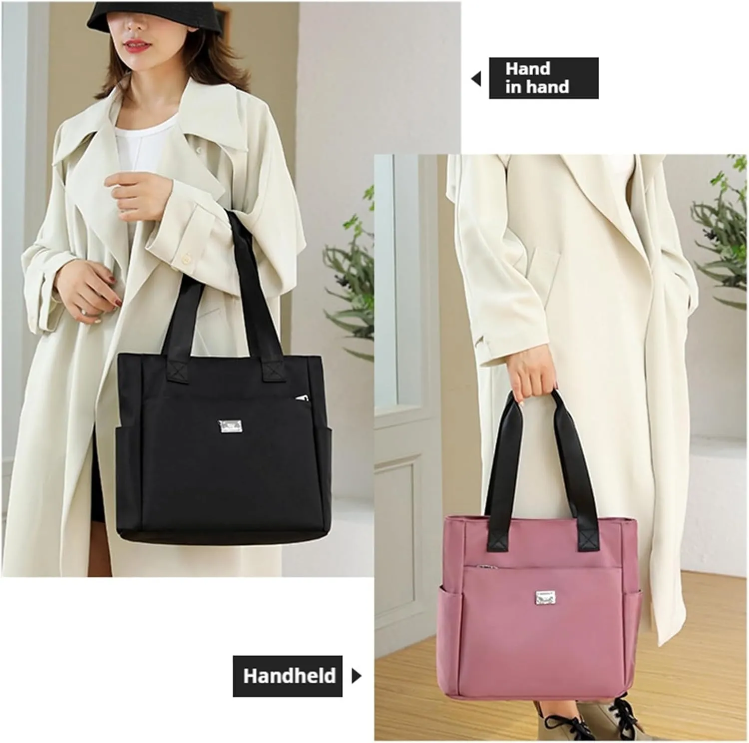 Lightweight Water repellent Nylon Shoulder Bag,Reposaltrust Bag,Travel shoulder bag Fashion Women Tote Shoulder Bag