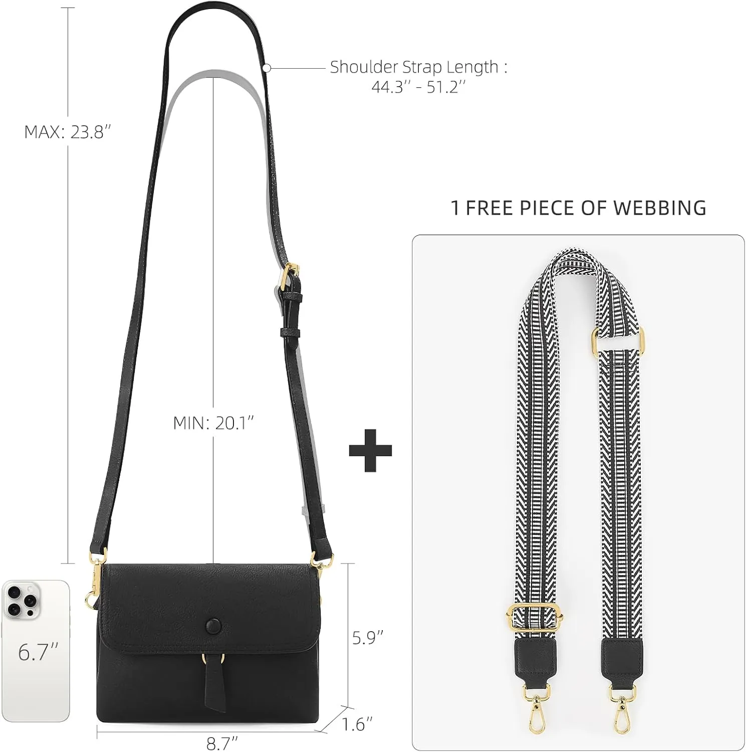 LOUXIFENG Anti Theft Small Crossbody Purses for Women, RFID Blocking Vegan Leather Crossbody Bag