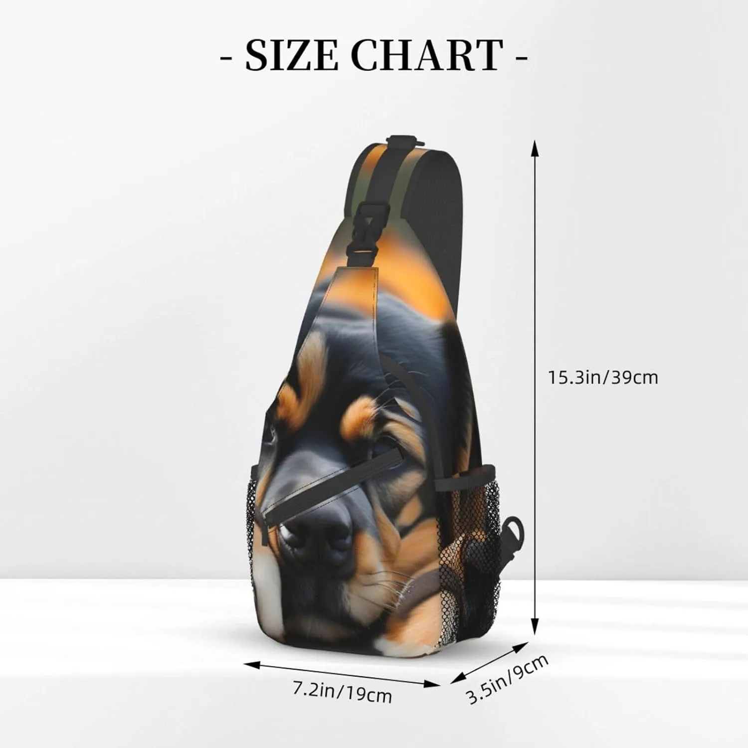 Lover Dog Paw Unisex Casual Diagonal Chest Bag,Multipurpose Crossbody Shoulder Bag Travel Hiking Daypack