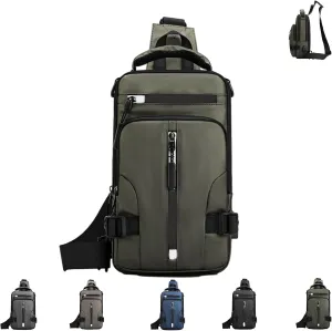 Luckyabow Waterproof Crossbody Bag, Multipurpose Waterproof Crossbody Bag, Small Sling Backpack