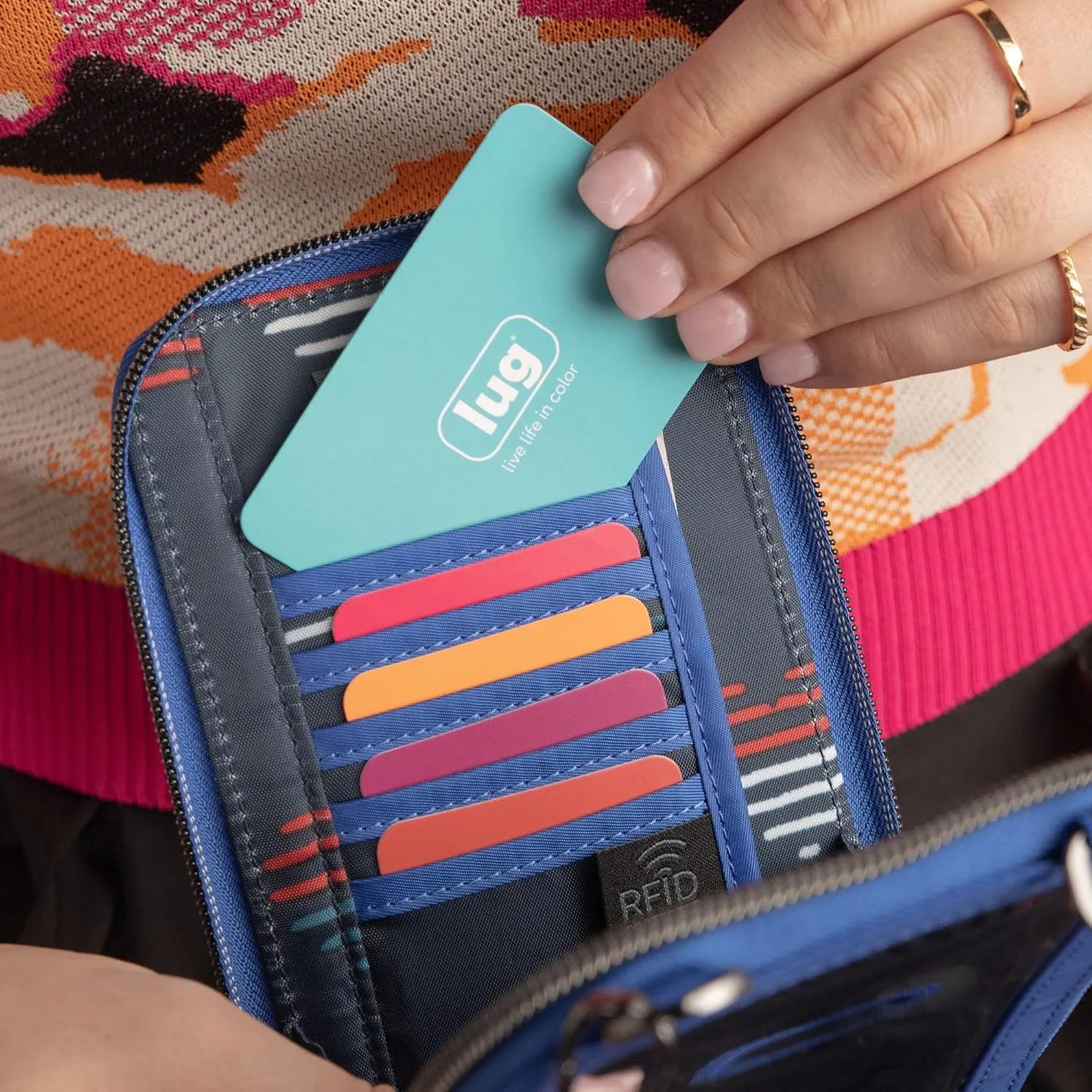 Lug Pike RFID Crossbody Bag